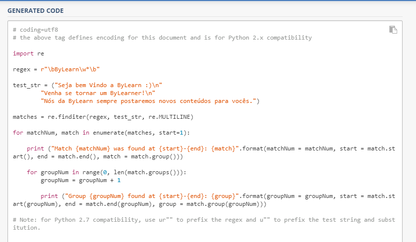 Saiba tudo sobre Express es Regulares RegEx Doj ByLearn